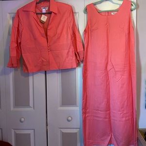 Brand new! Shift dress and jacket set